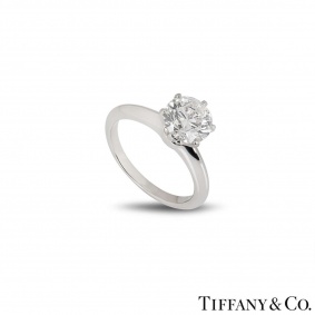 Tiffany & Co. Platinum Diamond Setting Ring 1.74ct G/VS1 XXX Tiffany & Co. Platinum Diamond Setting Ring 1.74ct G/VS1 XXX